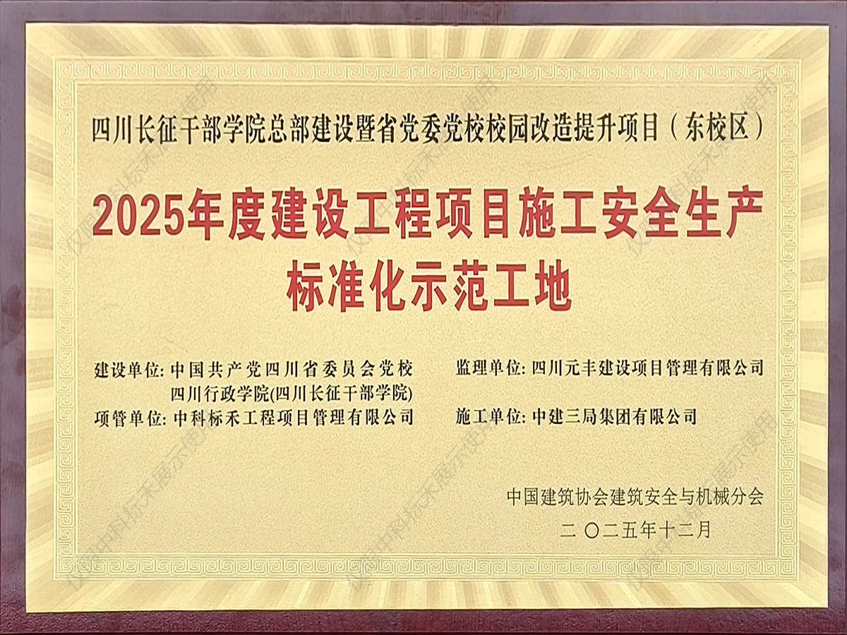 2025年度建设工程项目施工安全生产标准化示范工地